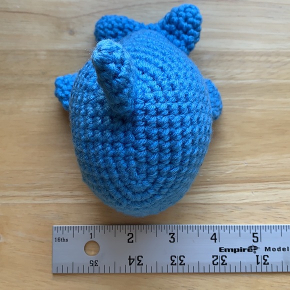Amigurumi- Handmade Crocheted Dolphin - Stuffed Animal New Without Tags- Craft - Picture 6 of 8